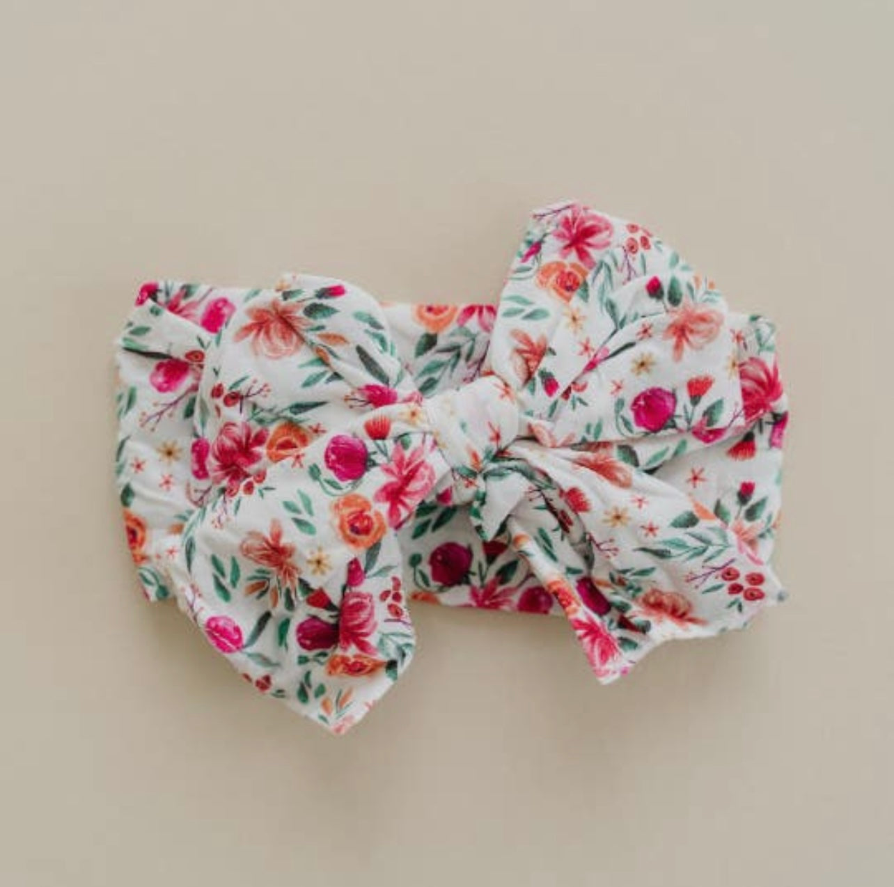 Bright Floral Nylon Headband