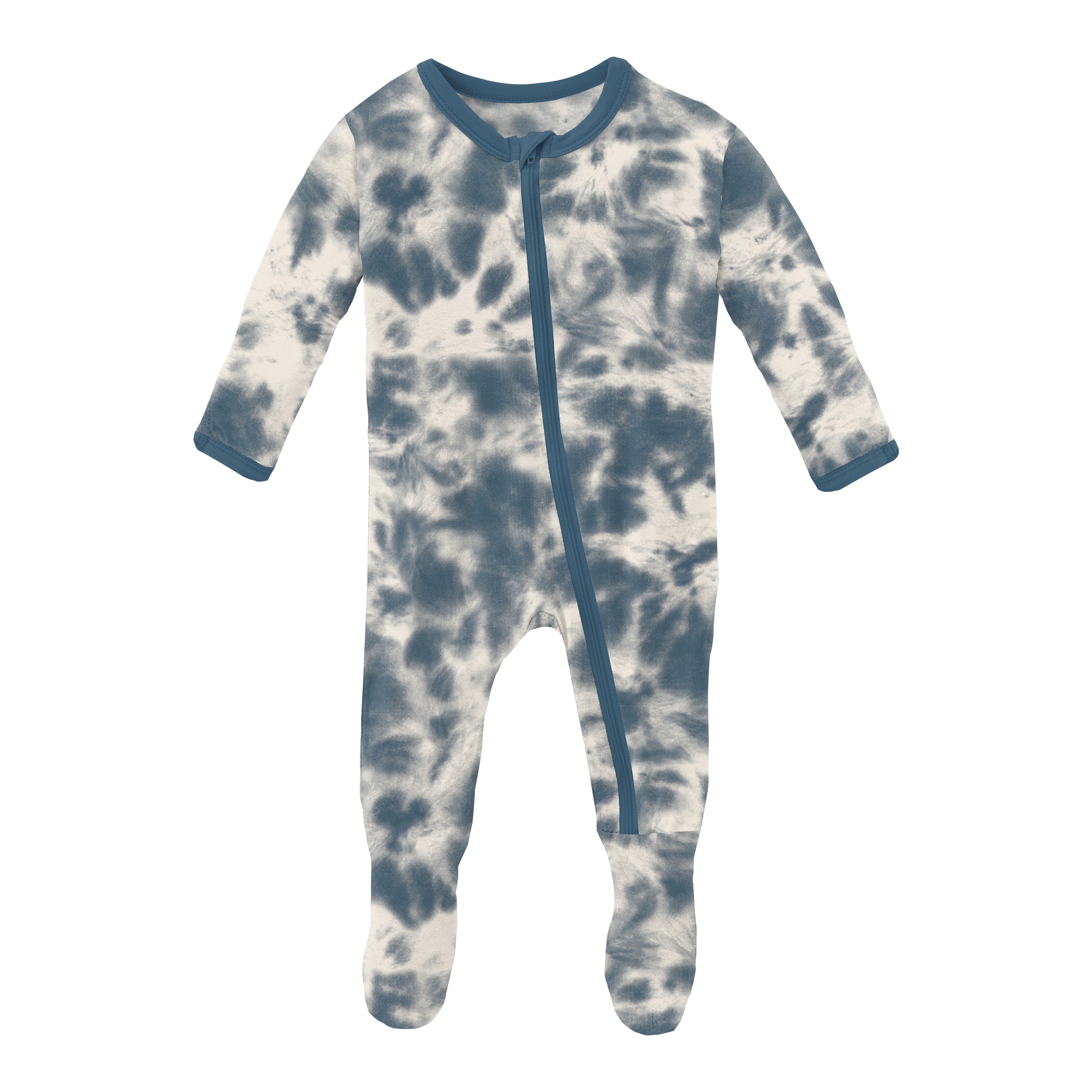 Kickee Pants Footie - Deep Sea Tie Dye