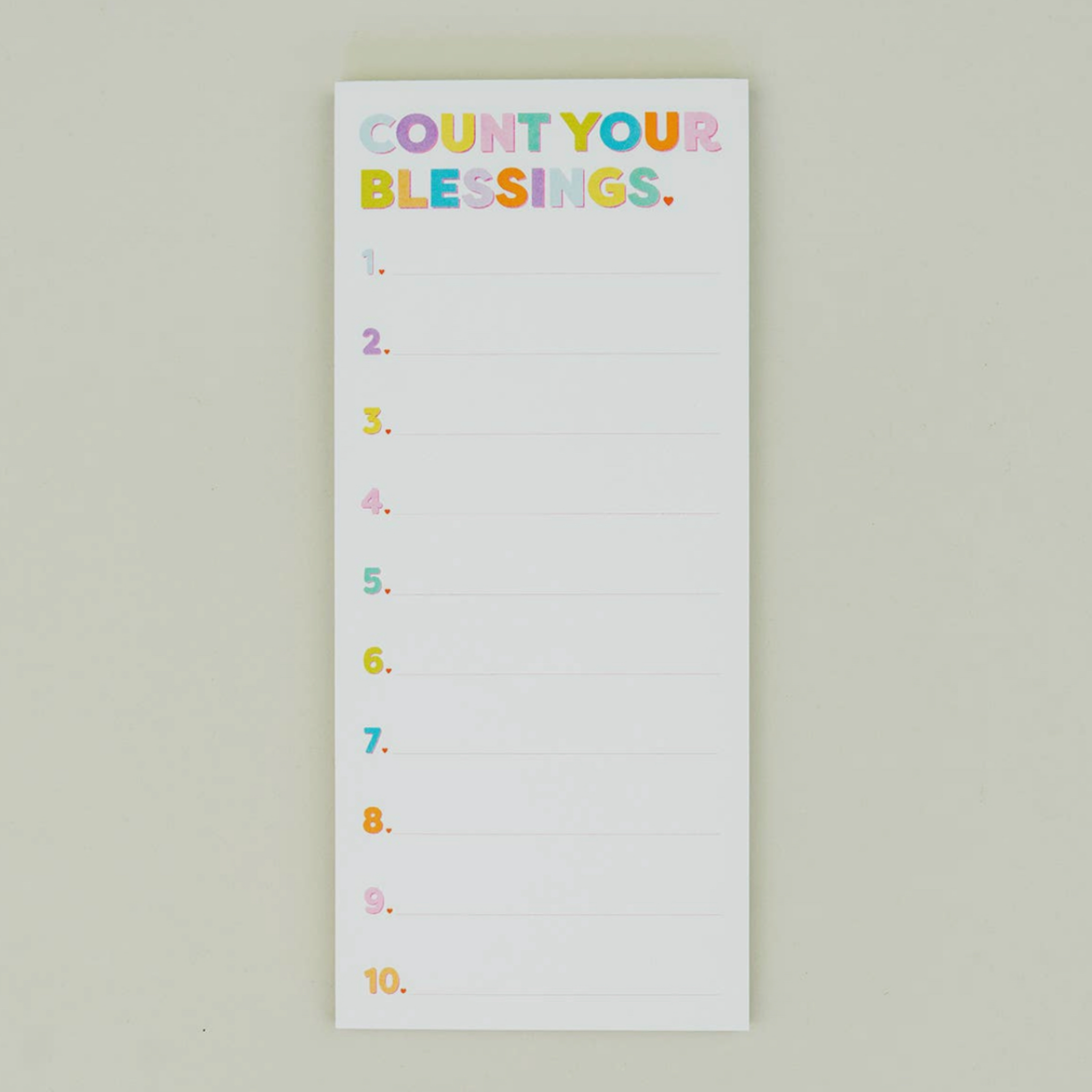 Count Your Blessings Notepad