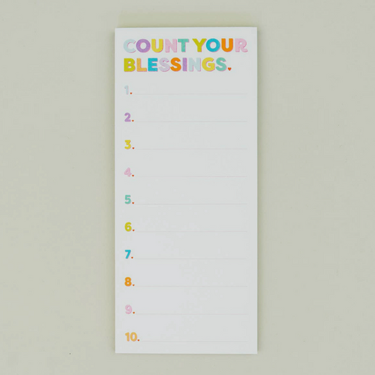 Count Your Blessings Notepad