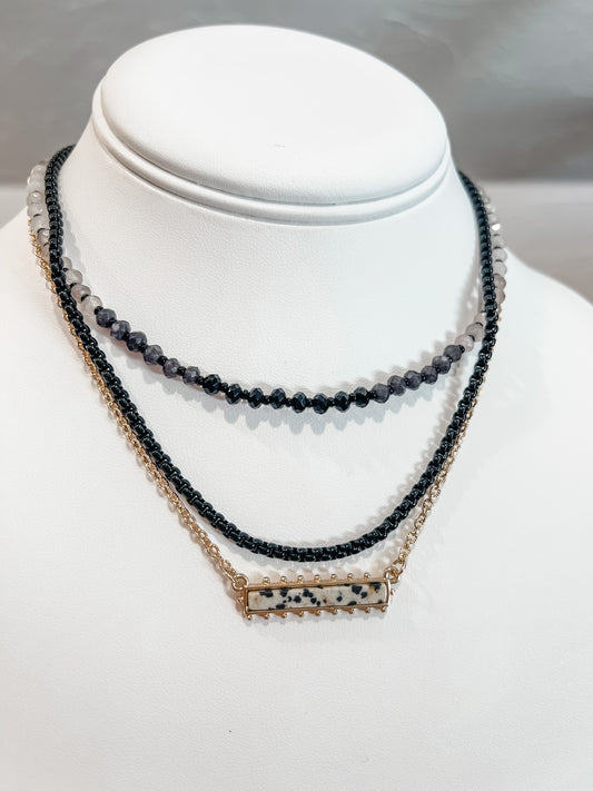 Gradient Beaded Necklace