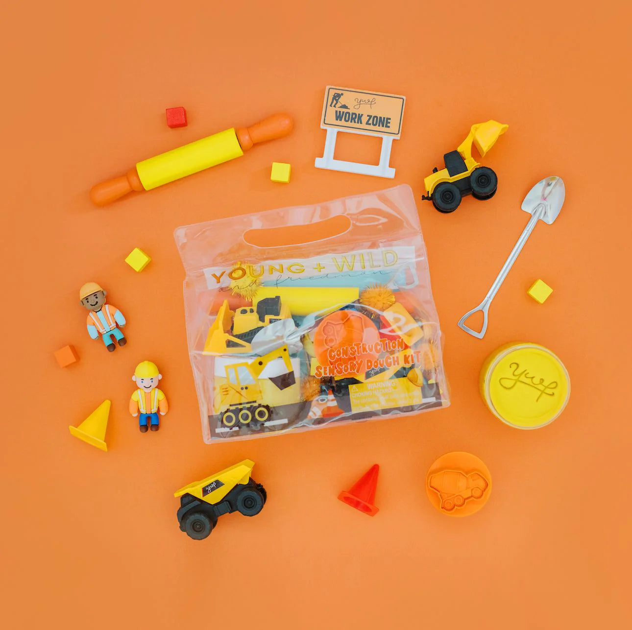 Construction Sensory Playdoh Kits