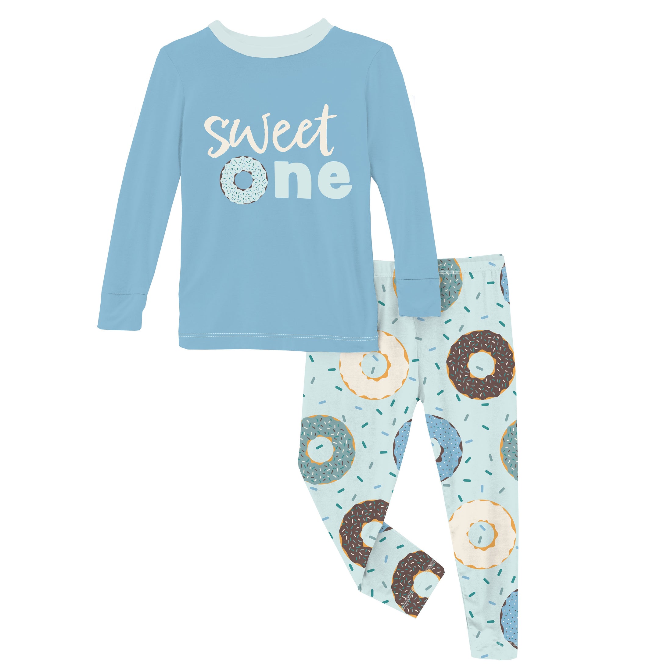 Kickee Pants PJ Set - Fresh Air Donuts and Sprinkles