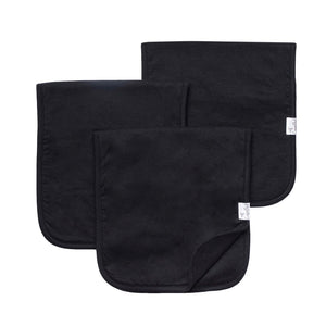 Copper Pearl Burp Cloth Set - Black