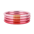 Load image into Gallery viewer, Budhagirl Carousel Pink All Weather Bangles
