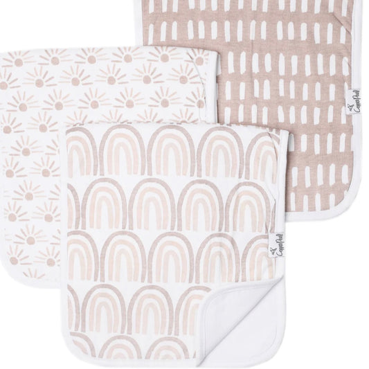 Copper Pearl Burp Cloth Set - Bliss