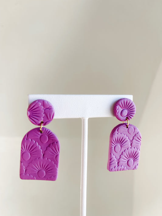 Iris Clay Earrings