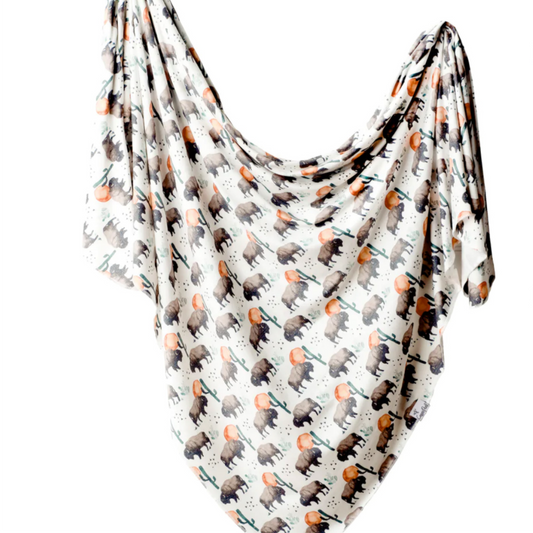 Copper Pearl Swaddle - Bison