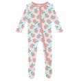 Load image into Gallery viewer, Kickee Pants Ruffle Footie - Fresh Air Peaches
