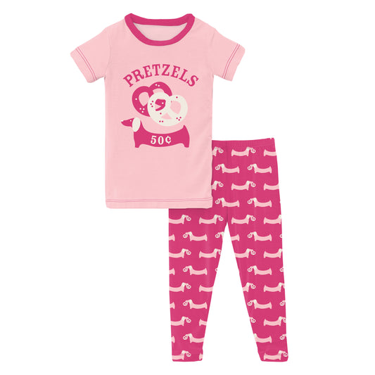 Kickee Pants PJ set - Calypso Pretzel Pup