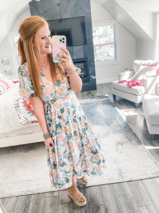 Annie Watercolor Dress