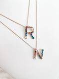 Load image into Gallery viewer, Jewel Initial Necklace
