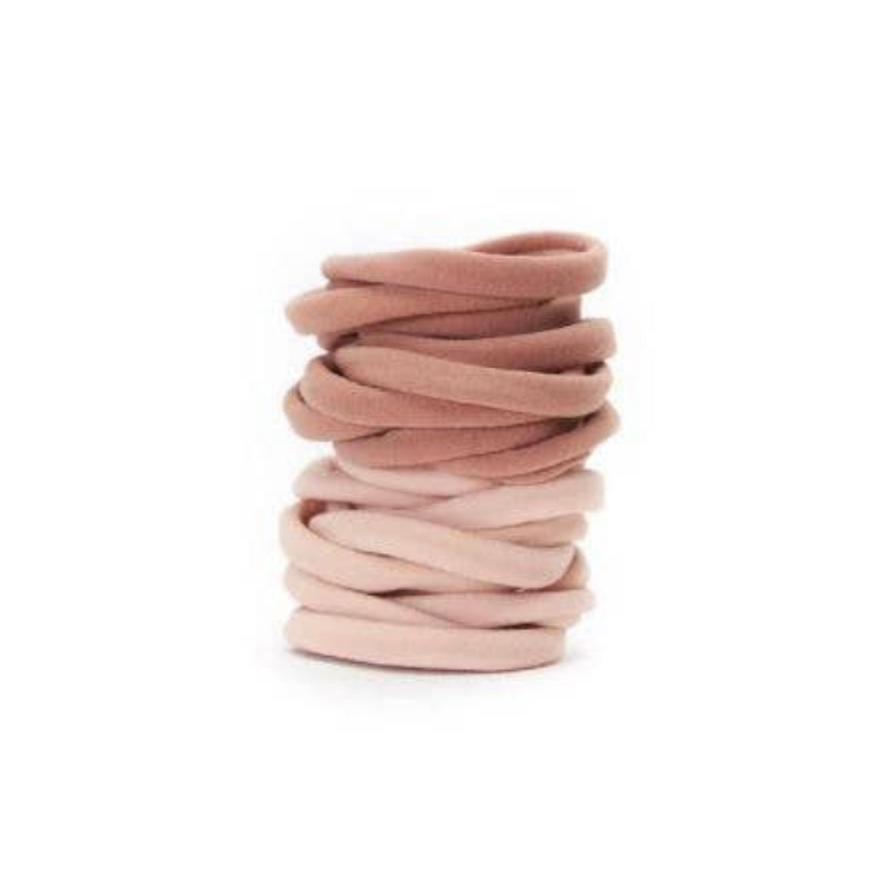 Kitsch Nylon Elastics 20pc Set - Blush