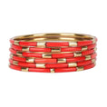 Load image into Gallery viewer, Budhagirl Veda Bangles - Coral
