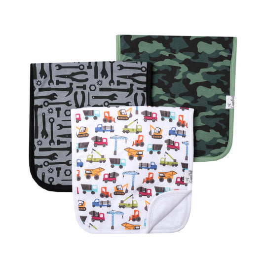Copper Pearl Burp Cloth Set - Diesel