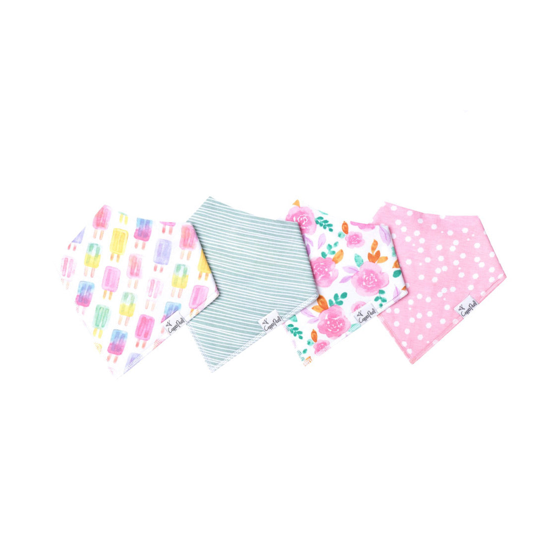 Copper Pearl Bandana Bib - Summer