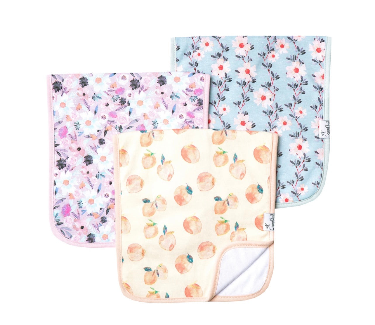 Copper Pearl Burp Cloth Set - Morgan