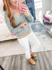 Lena White Jeans