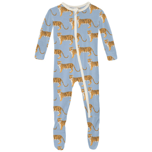 Kickee Pants Footie - Pond Tiger